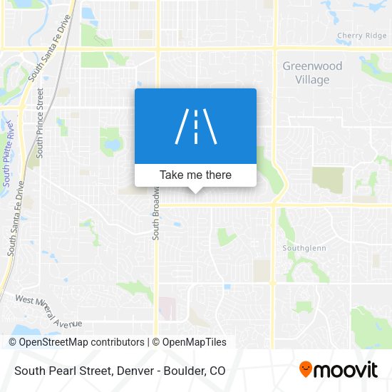 South Pearl Street map