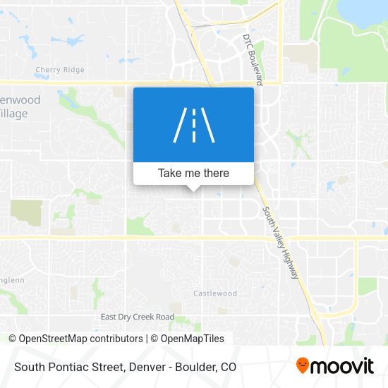 South Pontiac Street map