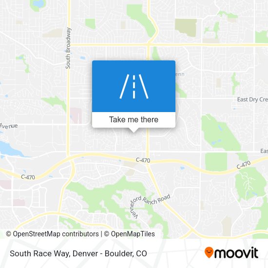 South Race Way map