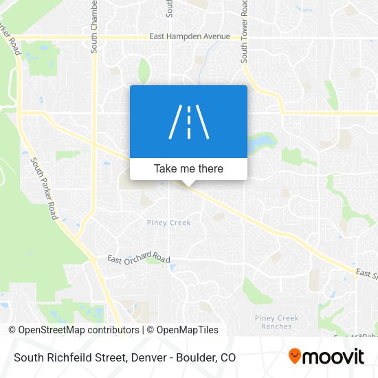 South Richfeild Street map