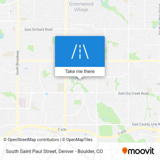South Saint Paul Street map