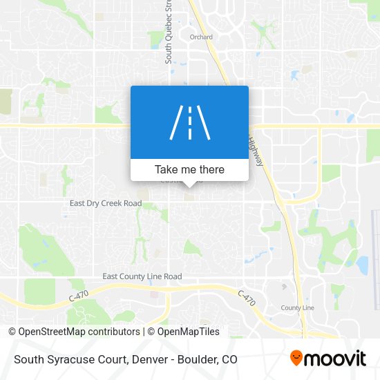 South Syracuse Court map