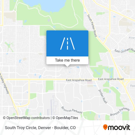 South Troy Circle map