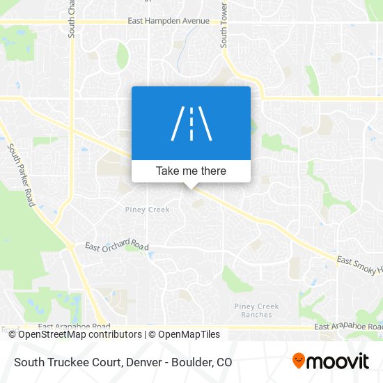 South Truckee Court map