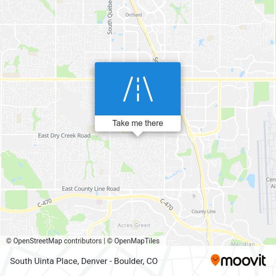 Mapa de South Uinta Place