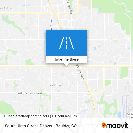 Mapa de South Uinta Street