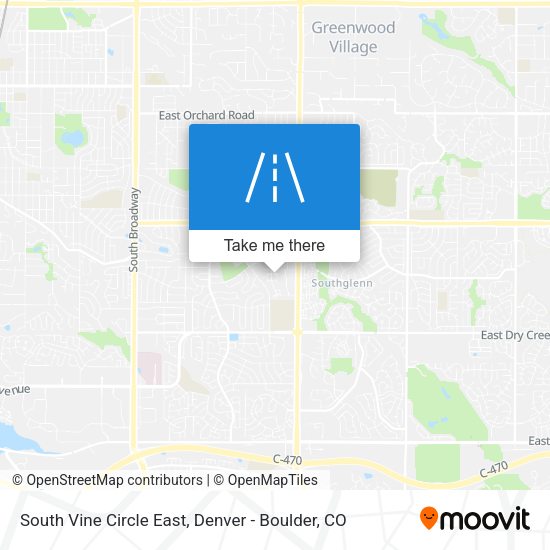 South Vine Circle East map
