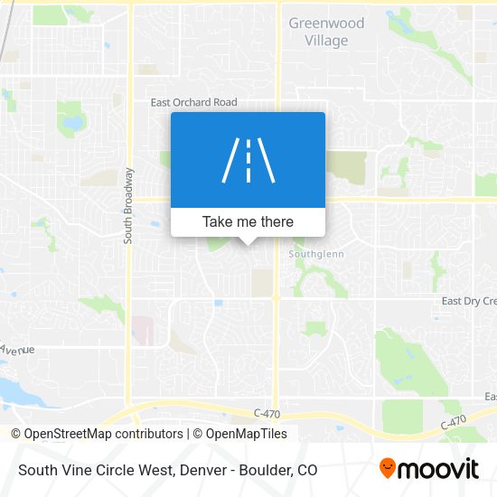 South Vine Circle West map