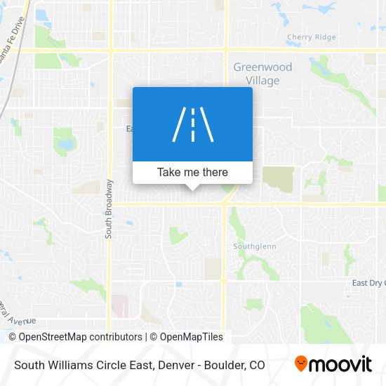 Mapa de South Williams Circle East