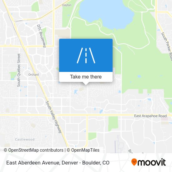 East Aberdeen Avenue map
