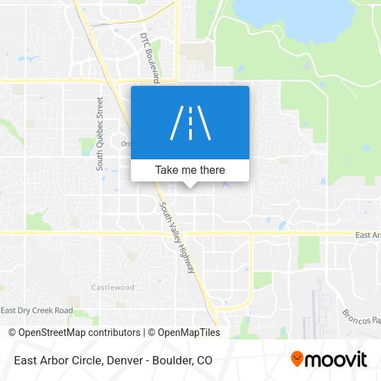East Arbor Circle map
