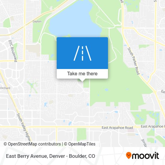 East Berry Avenue map
