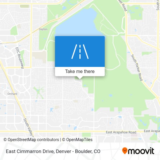 Mapa de East Cimmarron Drive