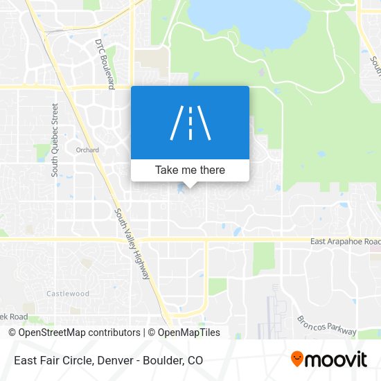 East Fair Circle map