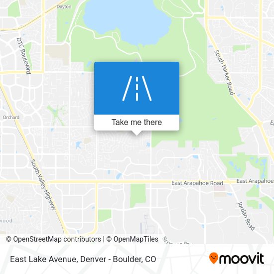 Mapa de East Lake Avenue