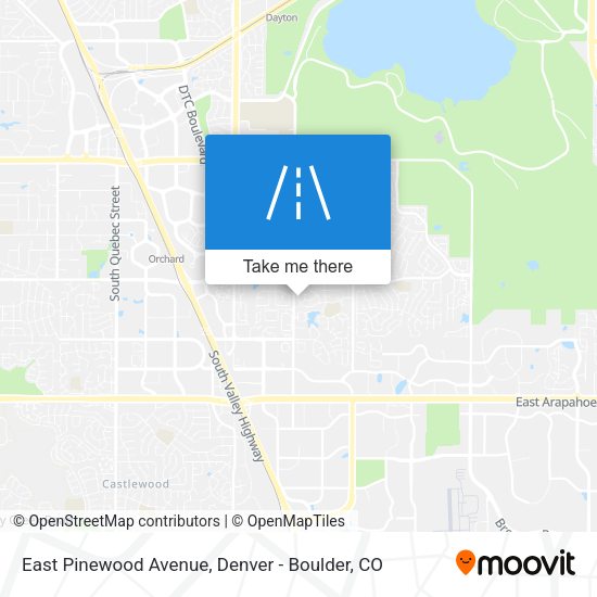 East Pinewood Avenue map