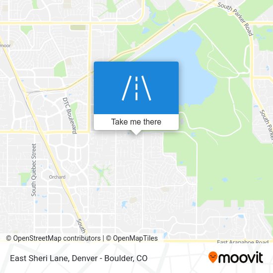East Sheri Lane map