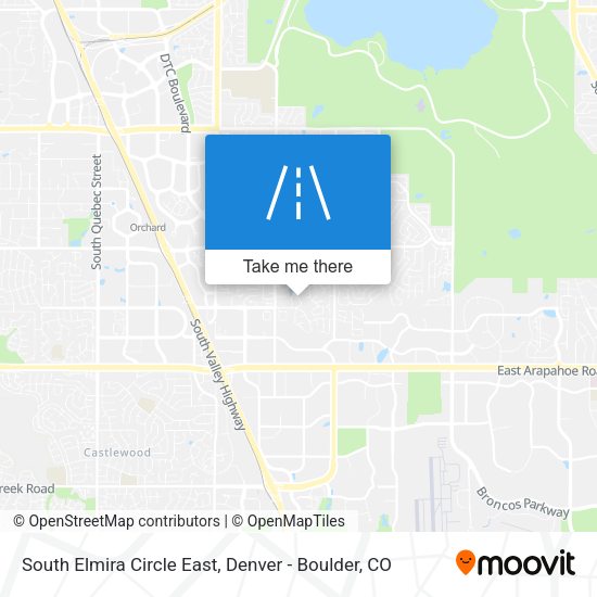 Mapa de South Elmira Circle East