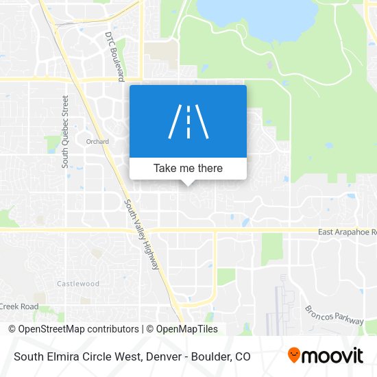 South Elmira Circle West map