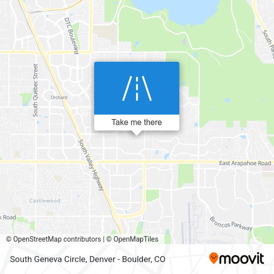 South Geneva Circle map