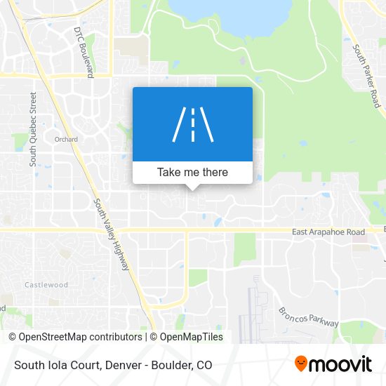 South Iola Court map