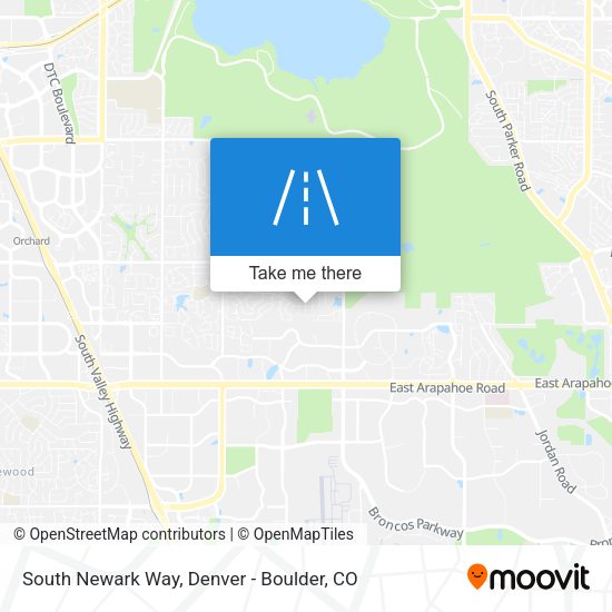 South Newark Way map