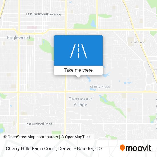 Mapa de Cherry Hills Farm Court