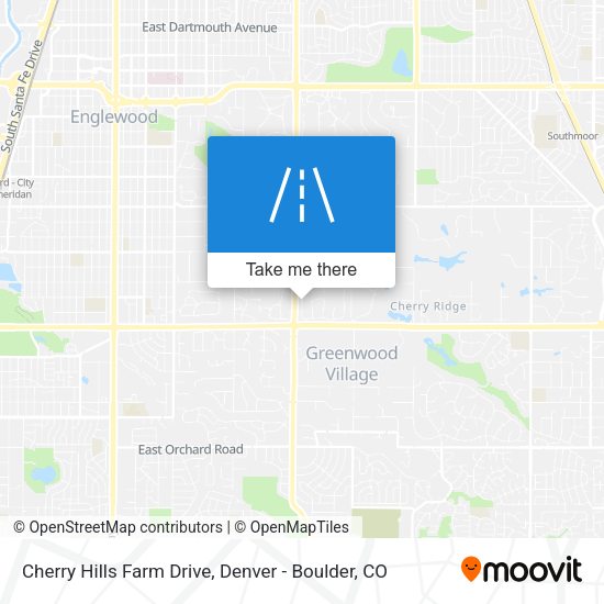 Mapa de Cherry Hills Farm Drive