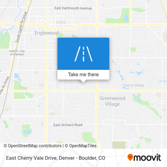 East Cherry Vale Drive map