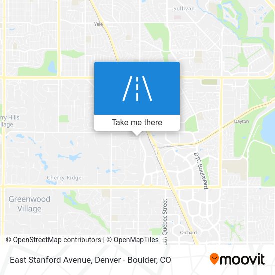 Mapa de East Stanford Avenue