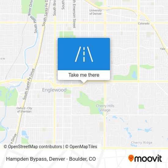 Mapa de Hampden Bypass