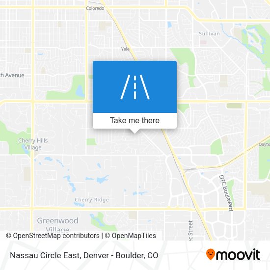 Mapa de Nassau Circle East