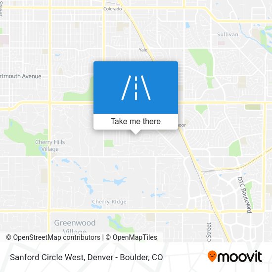 Mapa de Sanford Circle West