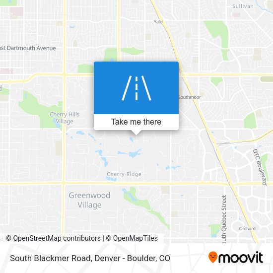 South Blackmer Road map