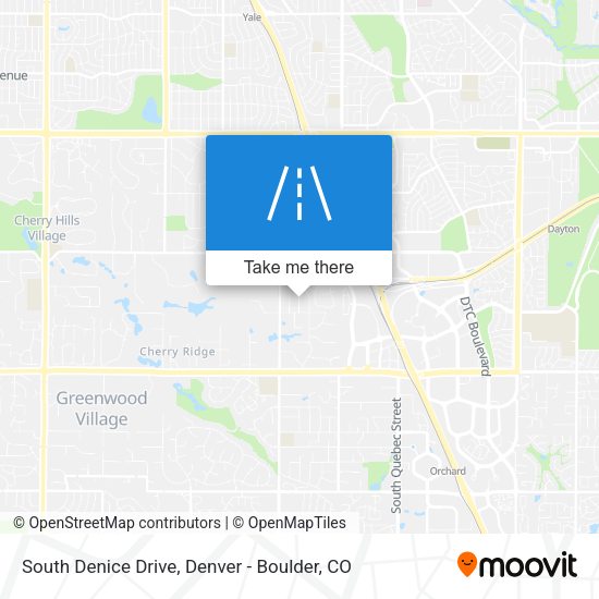 South Denice Drive map
