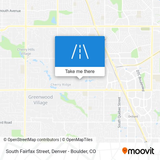 South Fairfax Street map