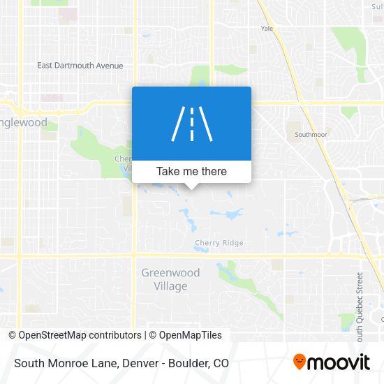 South Monroe Lane map
