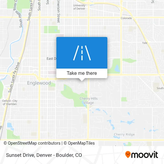 Sunset Drive map