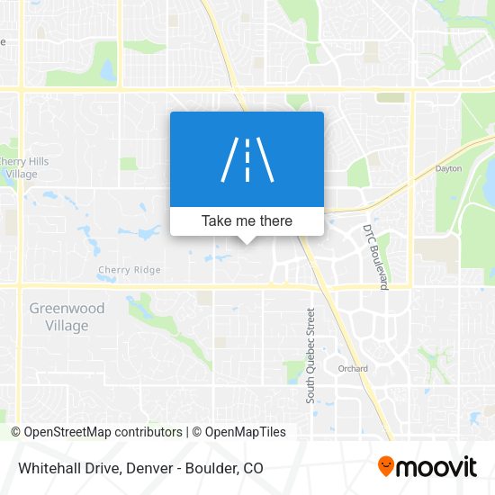 Whitehall Drive map