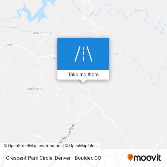 Crescent Park Circle map