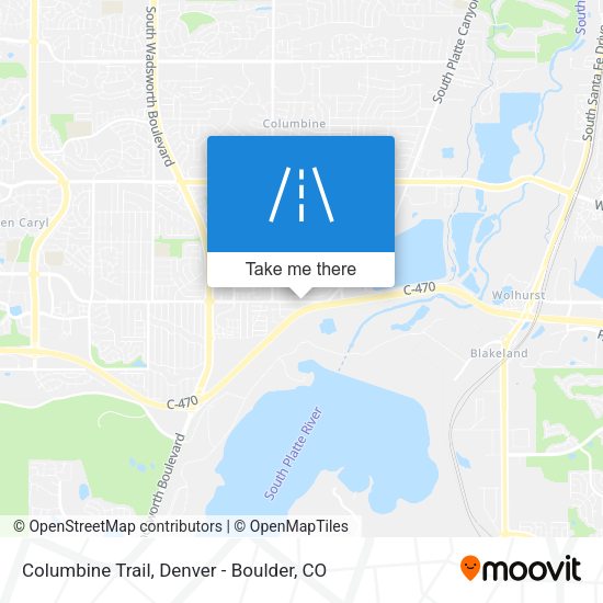 Mapa de Columbine Trail