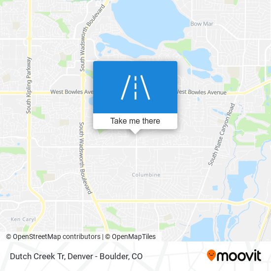 Dutch Creek Tr map