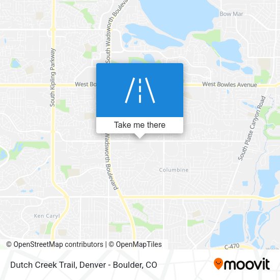 Dutch Creek Trail map