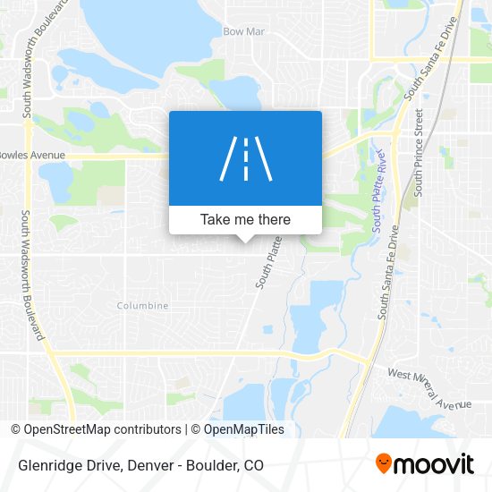 Glenridge Drive map