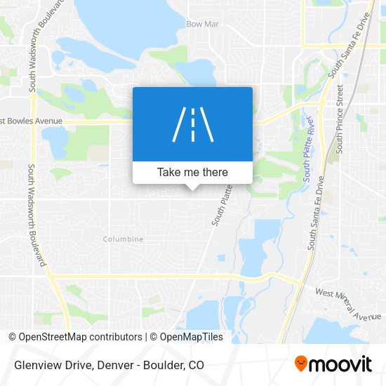 Glenview Drive map