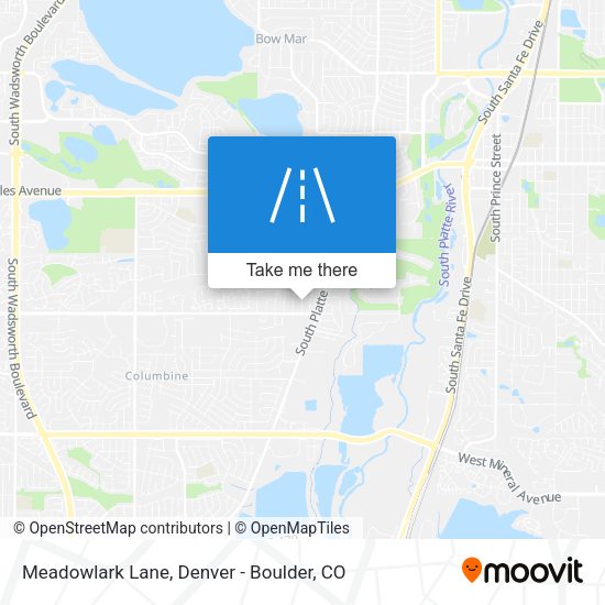Mapa de Meadowlark Lane