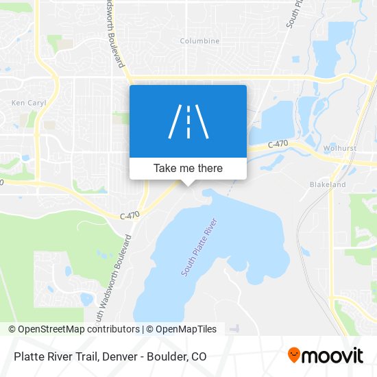 Platte River Trail map