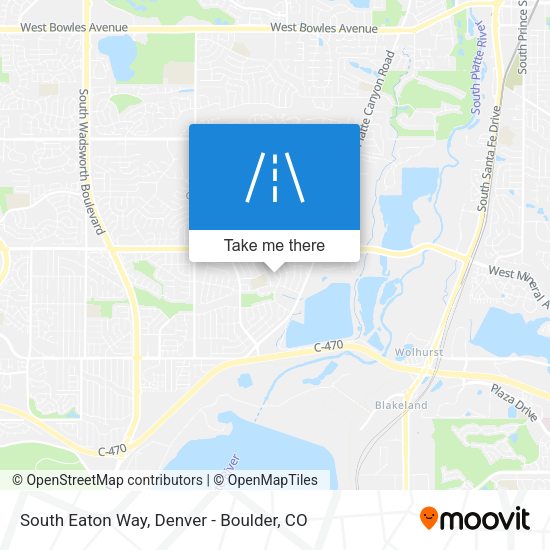 South Eaton Way map
