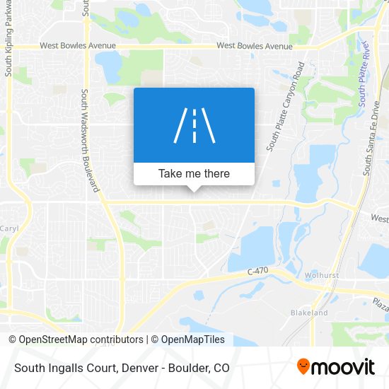 Mapa de South Ingalls Court
