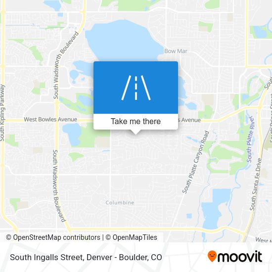 Mapa de South Ingalls Street